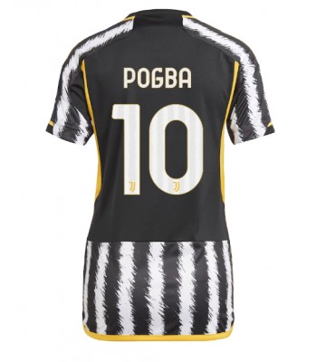 Maillot de foot Juventus Paul Pogba #10 Domicile Femmes 2023-24 Manches Courte
